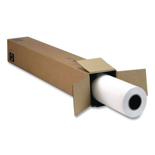 Image of HP Designjet Inkjet Large Format Paper, 7 Mil, 24" X 100 Ft, High-Gloss White