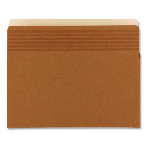 Image of Smead 73240 Supertab Pockets, 5.25" Expansion, Letter Size, Redrope, 10/box