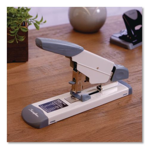 Image of Swingline® S7039002S Deluxe Heavy-Duty Stapler, 160-Sheet Capacity, Platinum