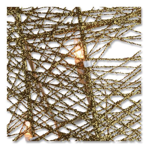 Image of National Tree Company® DF070005U Silver Angel Decor, AC Powered, Cool White LED Lights, 24" x 30 "x 48", Silver