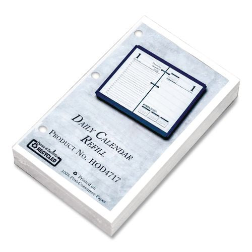 Image of House of Doolittle 4717 Economy Daily Desk Calendar Refill, 3.5 x 6, White Sheets, 12-Month (Jan to Dec): 2026