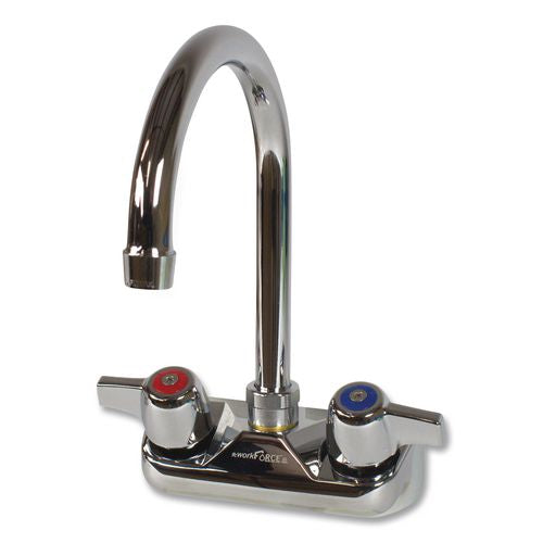 Image of BK Resources BKF-W-5G-M WorkForce Standard Duty Faucet, 9.5" Height/5" Reach, Chrome-Plated Brass