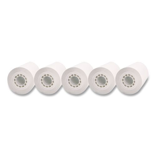 Image of Iconex 05262 Direct Thermal Printing Thermal Paper Rolls, 2.25" X 55 Ft, White, 5/pack