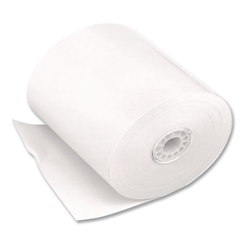 Image of Iconex 07906 Direct Thermal Printing Thermal Paper Rolls, 3.13" X 230 Ft, White, 10/pack