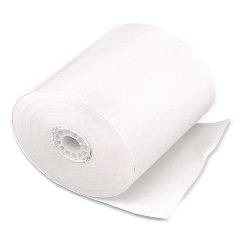 Image of Iconex 07906 Direct Thermal Printing Thermal Paper Rolls, 3.13" X 230 Ft, White, 10/pack
