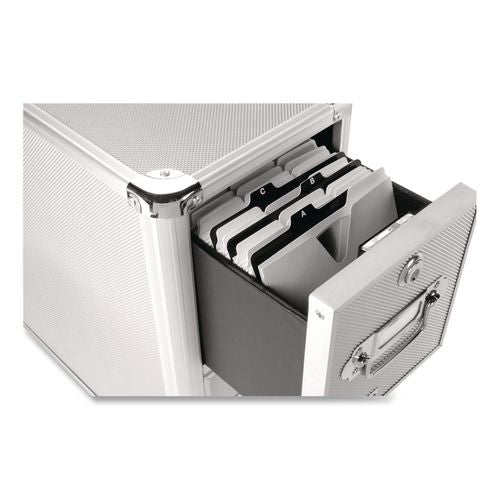 Image of Vaultz® VZ01176 A-Z Cd File Guides, 1/3-Cut Top Tab, A To Z, 5 X 5.75, Black, 26/set