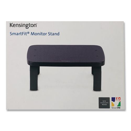 Image of Kensington® K52785WW Smartfit Monitor Stands, 12.25" X 2.25" X 1.75" To 4.75", Black, Supports 40 Lbs