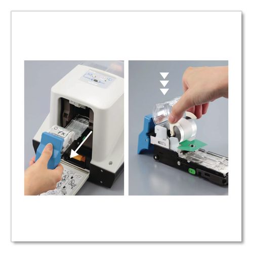 Image of MAX EH110F Eh-110f Professional Heavy Duty Flat Clinch Stapler, 100-Sheet Capacity, Gray