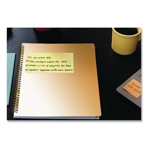 Image of Post-it® Notes 655-24VAD Original Pads in Canary Yellow, Value Pack, 3" x 5", 100 Sheets/Pad, 24 Pads/Pack