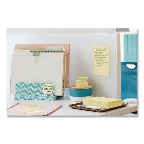 Image of Post-it® Notes 655-24VAD Original Pads in Canary Yellow, Value Pack, 3" x 5", 100 Sheets/Pad, 24 Pads/Pack