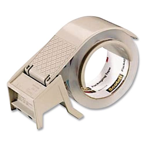 Image of Scotch® H122 Compact And Quick Loading Dispenser For Box Sealing Tape, 3" Core, For Rolls Up To 2" X 50 M, Gray