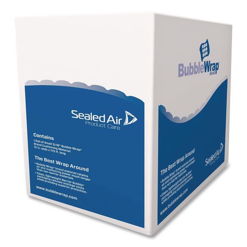 Image of Sealed Air Bubble Wrap Cushioning Material in Dispenser Box, 0.19" Thick, 12" x 175 ft