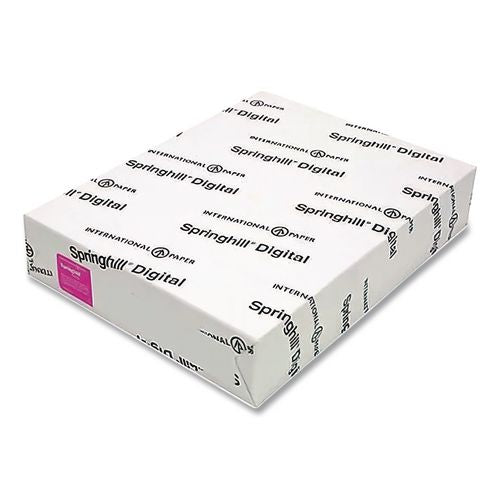 Image of Springhill® 015300 Digital Index White Card Stock, 92 Bright, 110 lb Index Weight, 8.5 x 11, White, 250/Pack
