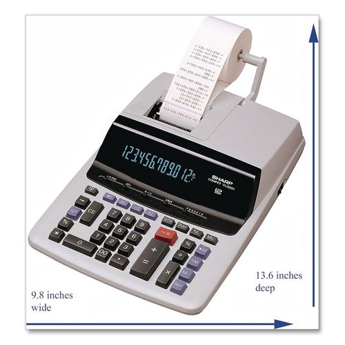 Image of Sharp® VX2652H Vx2652h Two-Color Printing Calculator, Black/red Print, 4.8 Lines/sec