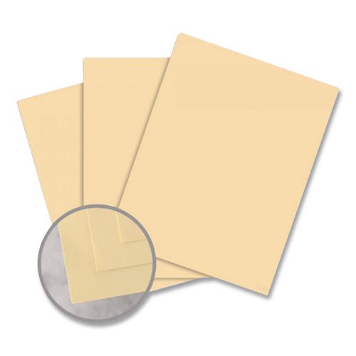 Image of NeenahÂ® Exact Vellum Bristol Cover Stock, 67 lb Bristol Weight, 8.5 x 11, Ivory, 250/Pack