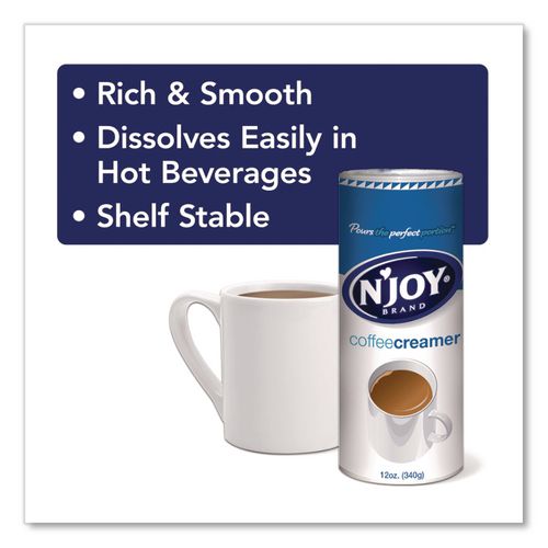 Image of N'Joy Non-Dairy Coffee Creamer, Original, 12 Oz Canister