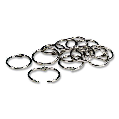 Image of Officemate Book Rings, 1" Diameter, 100/box