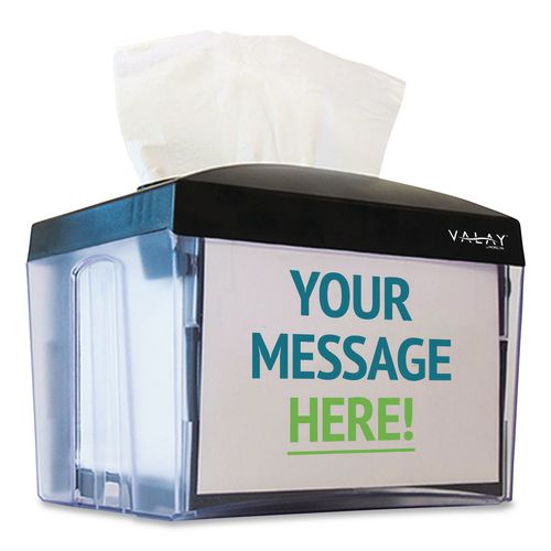 Image of Morcon Tissue Valay Table Top Napkin Dispenser, 6 x 6.5 x 8, Black