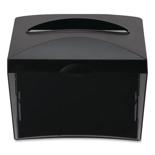 Image of Morcon Tissue Valay Table Top Napkin Dispenser, 6 x 6.5 x 8, Black