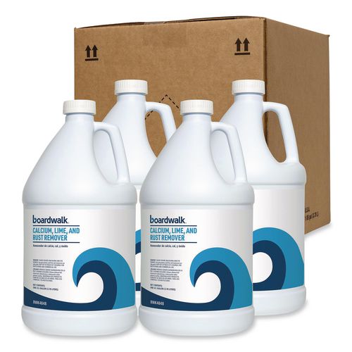 Image of Boardwalk® BWK4848 Calcium, Lime and Rust Remover, 1 gal Bottle, 4/Carton