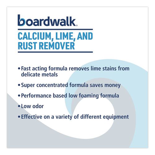 Image of Boardwalk® BWK4848 Calcium, Lime and Rust Remover, 1 gal Bottle, 4/Carton