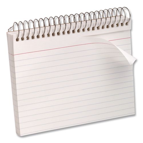 Image of Oxford 40282 Spiral Index Cards, Ruled, 3 X 5, White, 50/pack