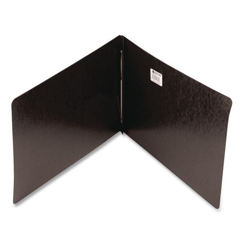 Image of Oxford 13206 Extra Large Pressboard Report Cover W/ Reinforced Side Hinge, Two-Prong Fastener, 3" Capacity, 11 X 17, Black/black