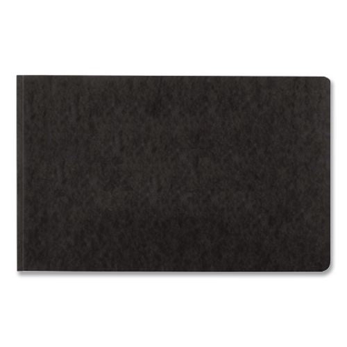 Image of Oxford 13206 Extra Large Pressboard Report Cover W/ Reinforced Side Hinge, Two-Prong Fastener, 3" Capacity, 11 X 17, Black/black