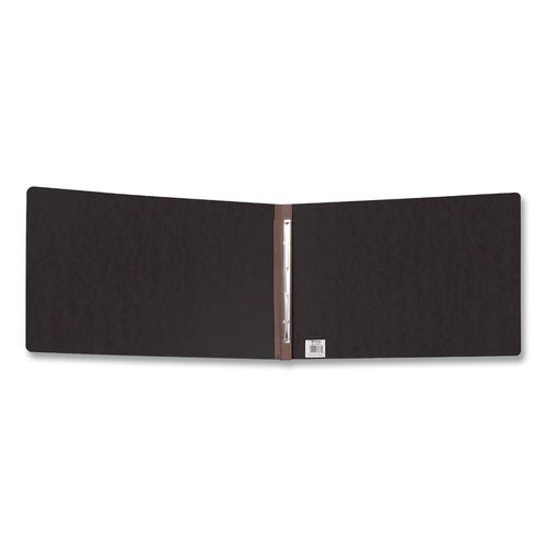 Image of Oxford 13206 Extra Large Pressboard Report Cover W/ Reinforced Side Hinge, Two-Prong Fastener, 3" Capacity, 11 X 17, Black/black