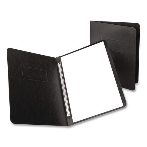 Image of Oxford Heavyweight Pressguard And Pressboard Report Cover W/reinforced Side Hinge, 2-Prong Metal Fastener, 3" Cap, 8.5 X 11, Black