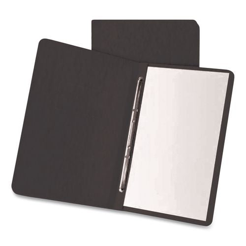 Image of Oxford Heavyweight Pressguard And Pressboard Report Cover W/reinforced Side Hinge, 2-Prong Metal Fastener, 3" Cap, 8.5 X 11, Black