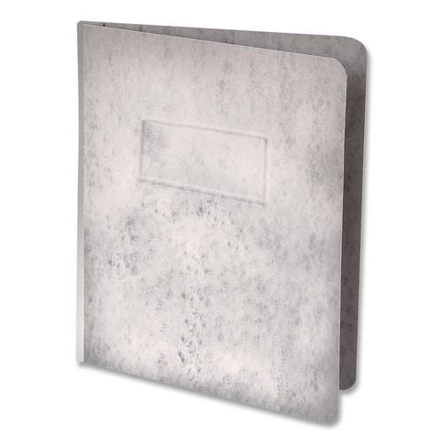 Image of Oxford Heavyweight Pressguard And Pressboard Report Cover W/ Reinforced Side-Hinge, 2-Prong Metal Fastener, 3" Cap, 8.5 X 11, Gray