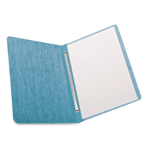 Image of Oxford Heavyweight Pressguard And Pressboard Report Cover W/reinforced Side Hinge, 2-Prong Fastener, 3" Cap, 8.5 X 11, Lgt Blue