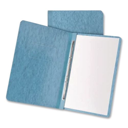 Image of Oxford Heavyweight Pressguard And Pressboard Report Cover W/reinforced Side Hinge, 2-Prong Fastener, 3" Cap, 8.5 X 11, Lgt Blue