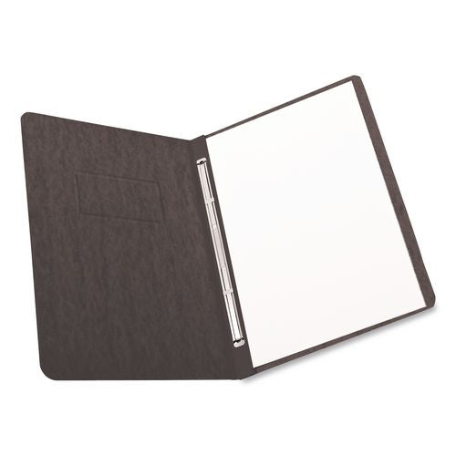 Image of Oxford Heavyweight Pressguard And Pressboard Report Cover W/ Reinforced Side Hinge, 2-Prong Metal Fastener, 3" Cap, 8.5 X 11, Black