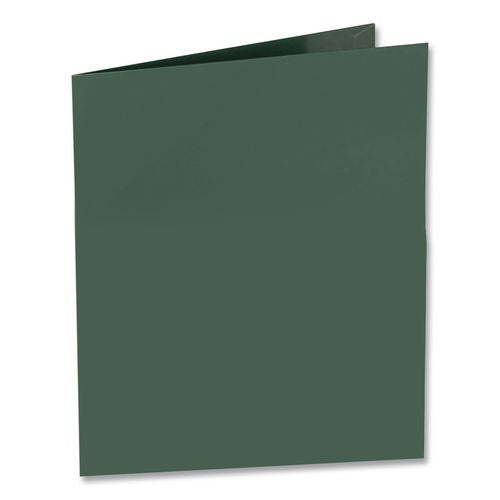 Image of Oxford 5049561 Metallic Laminated Twin Pocket Folders, Accommodates (100) 11 x 8.5 Sheets, Teal, 25/Box