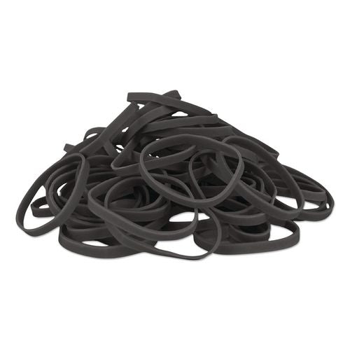 Image of Alliance® 57305 Multi-Purpose Rubber Band, Size 30, 0.04" Gauge, Black, 1 lb Box, 1,150 Bands/Box