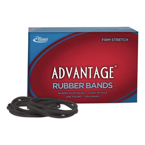 Image of Alliance® 57335 Advantage Classic Black Rubber Bands, Size 33, 0.04" Gauge, 1 lb Box, 600/Box