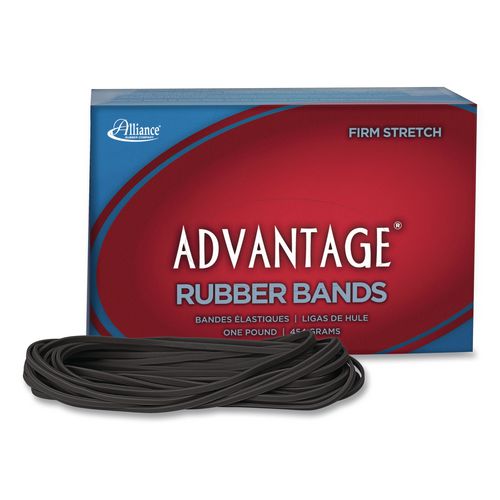 Image of Alliance® 58405 Advantage Classic Black Rubber Bands, Size 117B, 0.06" Gauge, 1 lb Box, 200/Box