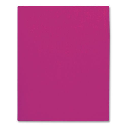 Image of Oxford 57557 Twin-Pocket Folder, Accommodates (100) 11 x 8.5 Sheets, Burgundy, 25/Box