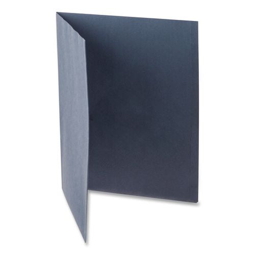 Image of Oxford Twin-Pocket Folders With 3 Fasteners, 0.5" Capacity, 11 X 8.5, Dark Blue, 25/box