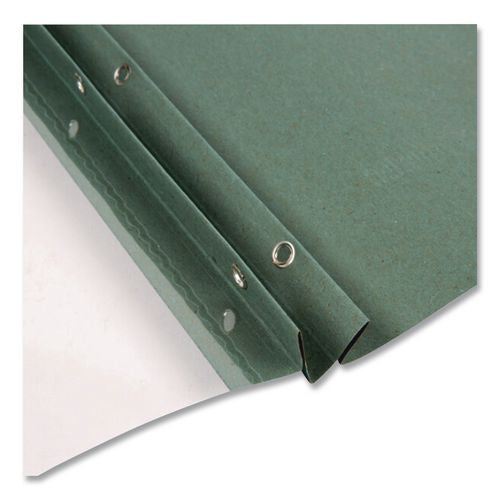 Image of Oxford 57872EE Earthwise By Oxford 100% Recycled Clear Front Report Covers, 3-Prong Fastener, 0.5" Capacity, 8.5 X 11, Clear/blue, 25/box