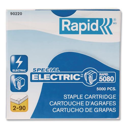 Image of Rapid® 90220 Heavy-Duty Staple Cartridge, 0.5" Crown, Steel, 5,000/box