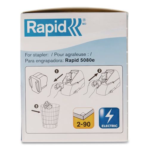 Image of Rapid® 90220 Heavy-Duty Staple Cartridge, 0.5" Crown, Steel, 5,000/box