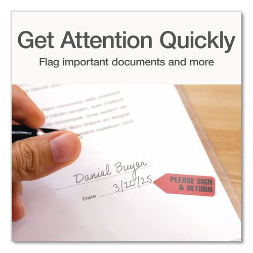 Redi-Tag B91037 Arrow Message Page Flag Refills, 