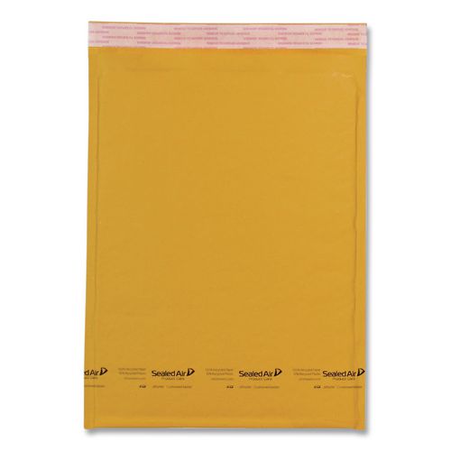 Image of Sealed Air Jiffylite Self-Seal Bubble Mailer, #7, Barrier Bubble Air Cell Cushion, Self-Adhesive Closure, 14.25 x 20, Brown Kraft, 25/CT