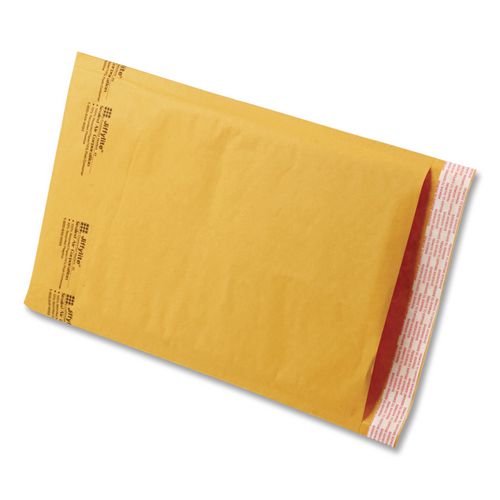 Image of Sealed Air Jiffylite Self-Seal Bubble Mailer, #7, Barrier Bubble Air Cell Cushion, Self-Adhesive Closure, 14.25 x 20, Brown Kraft, 25/CT