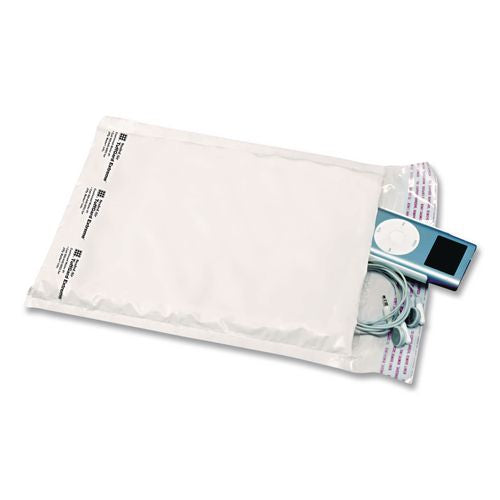 Image of Sealed Air 49675 Jiffy TuffGard Self-Seal Cushioned Mailer,#4, Barrier Bubble Air Cell Cushion, Self-Adhesive Closure, 9.5 x 14.5, White,25/CT