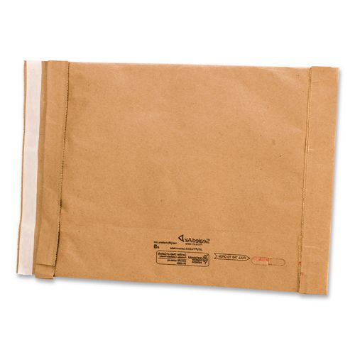 Image of Sealed Air Jiffy Padded Mailer, #5, Paper Padding, Self-Adhesive Closure, 10.5 x 16, Natural Kraft, 25/Carton