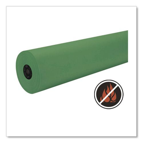 Image of Pacon® P101202 Decorol Flame Retardant Art Rolls, 40 lb Cover Weight, 36" x 1000 ft, Tropical Green